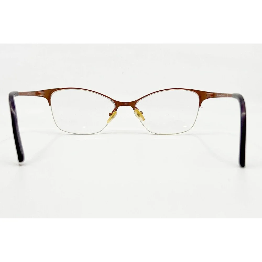 Scott Harris Eyeglasses Womens Purple Semi Rimless SH-422 C2 51-16-135